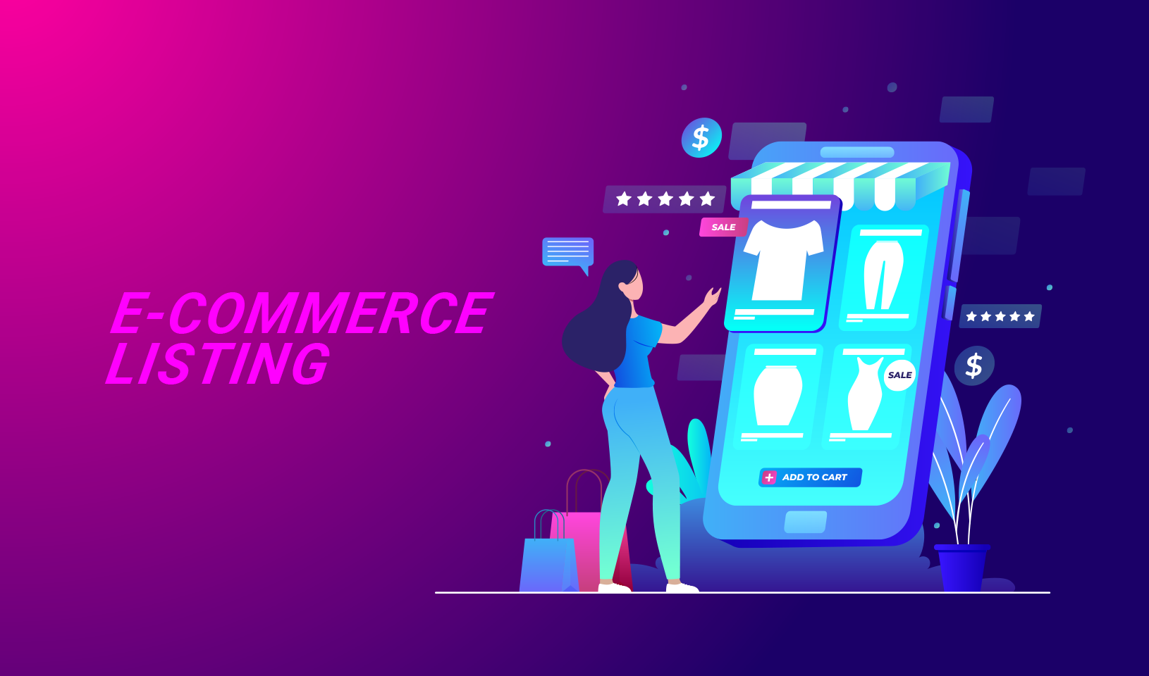 Ecommerce Product Listing Service at DT7 Agency